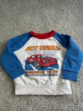 jumping beans White Blue Red Hot Wheels Sweatshirt
